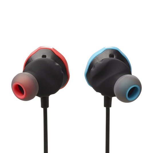 JBL Quantum 50N - Blue & Red - Wired in-ear gaming headset with volume slider and mic mute - Back image number null